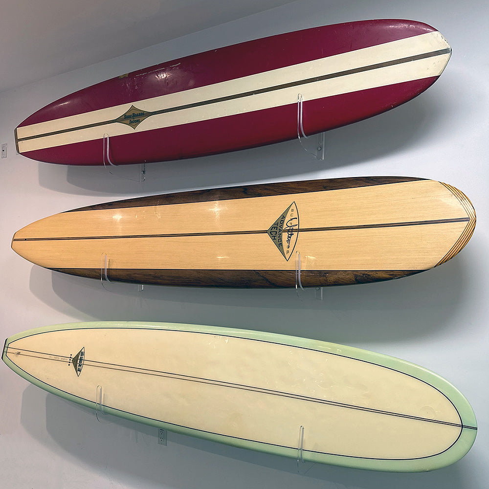 Clear Acrylic Surfboard Wall Rack