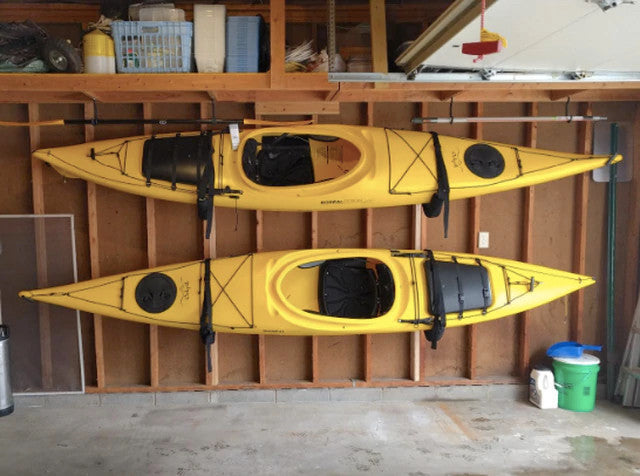 kayak wall rack hooks