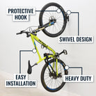 protective hook, swivel design, easy installation, heavy duty