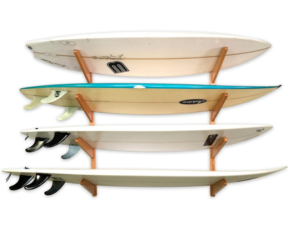 4 surfboard wall storage