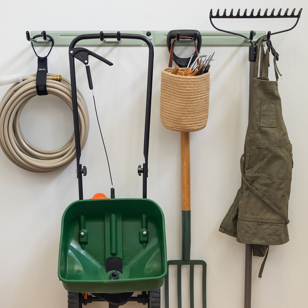 The Bedrock Garden Tool Organizer, Outdoor-Indoor Garage Wall Organizer ...