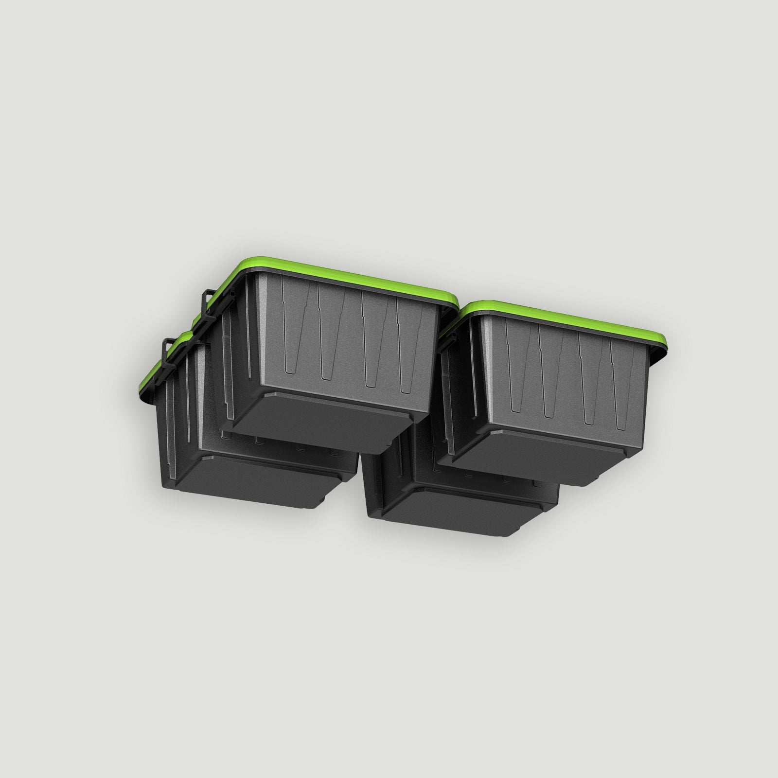 ToteLoft - 4 and 8 Bin - Ceiling Tote Storage | Up to 400 lbs