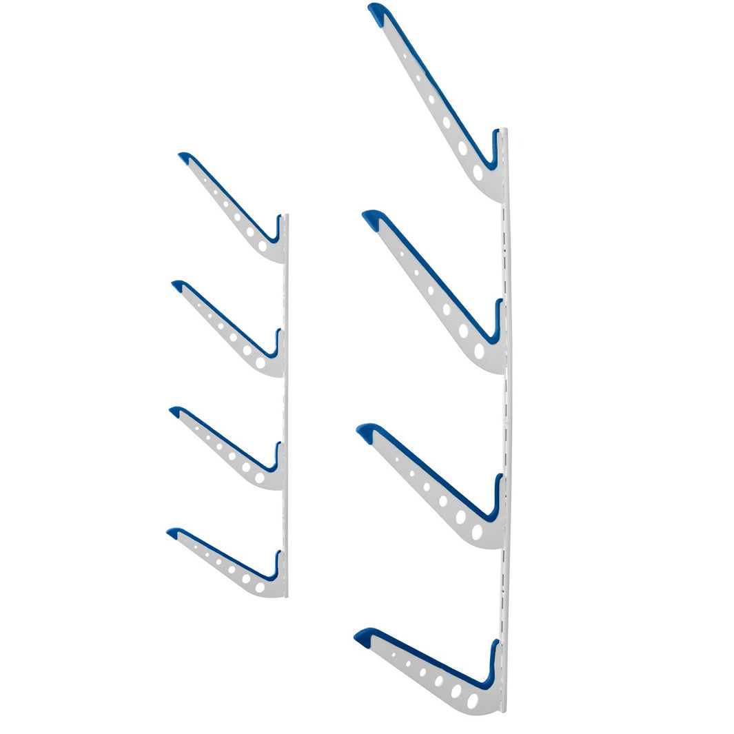 4-Level Wall Mount | 46 Inch Adjustable Height | Surfboards, Snowboards, Chairs & More