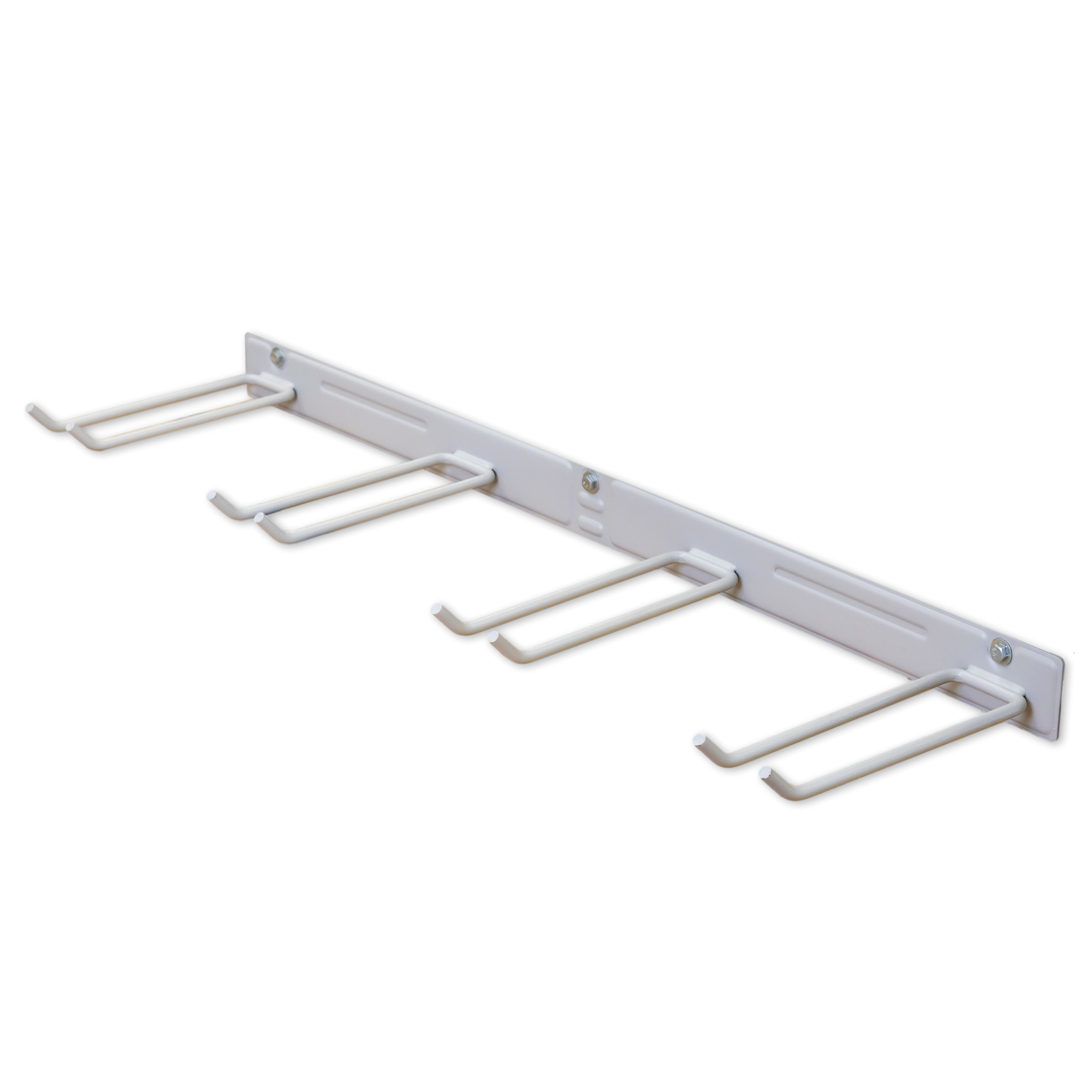 Shovel Holder Wall Mount, Lawn Tool Organizer Garage, Gray Steel