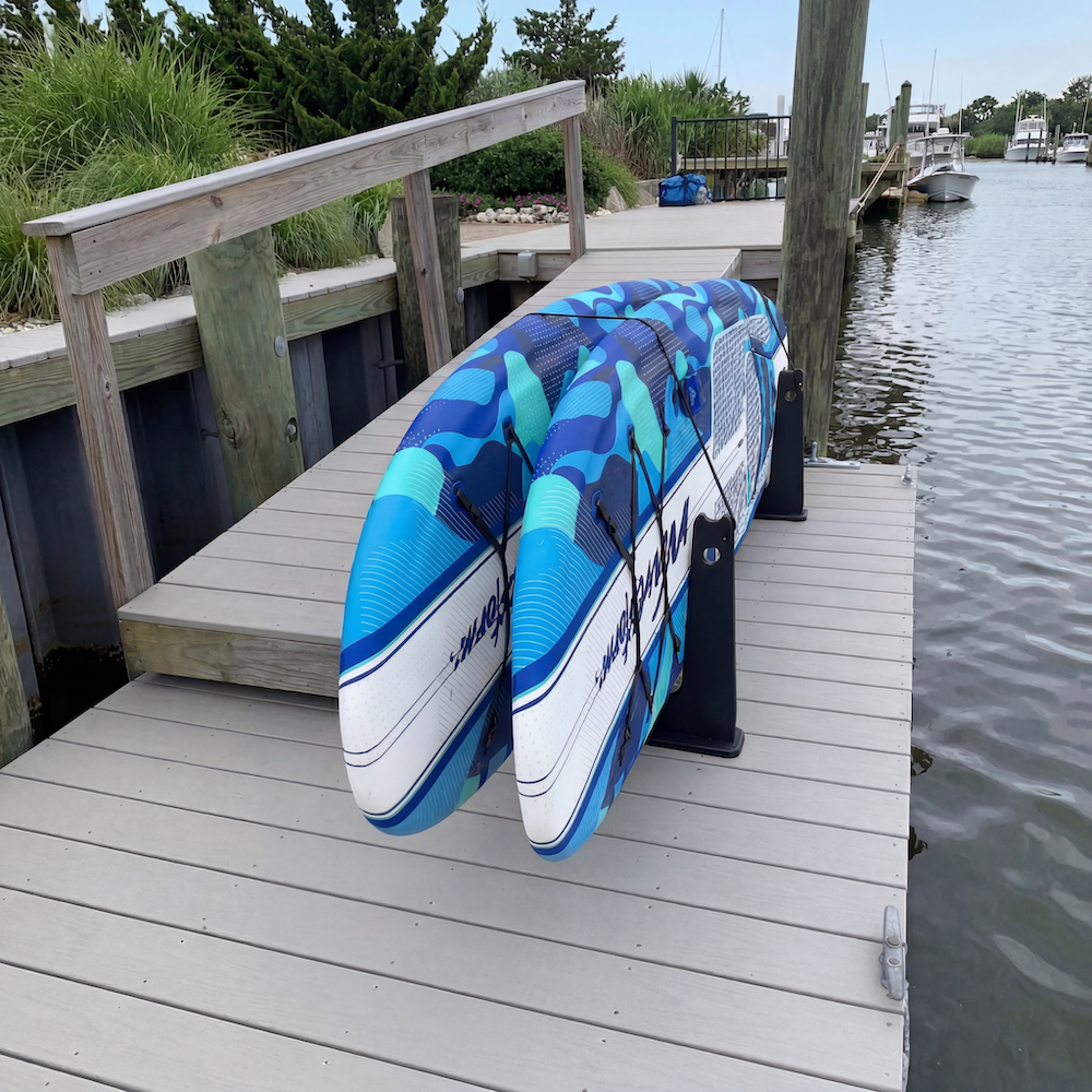 Weatherproof SUP Rack for Docks and Piers | Marine Grade | SUPs up to ...