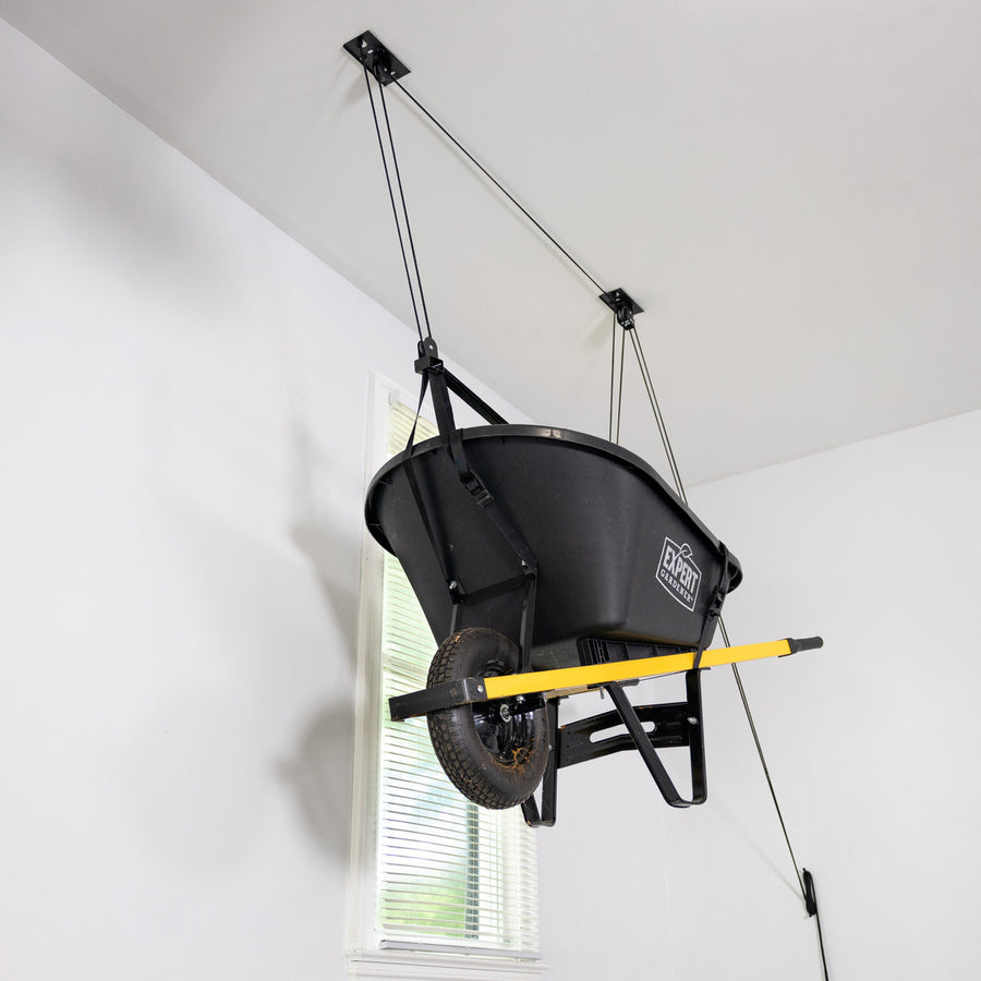 wheelbarrow ceiling hoist