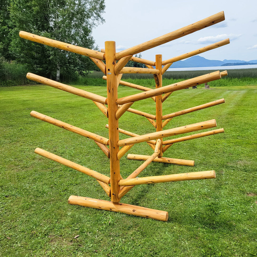 8 SUP and Kayak Storage Rack | Freestanding Log Rack