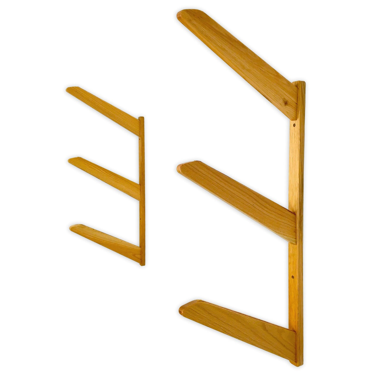 TidyTimber Snowboard Storage Wood Rack | Holds 3 Snowboards