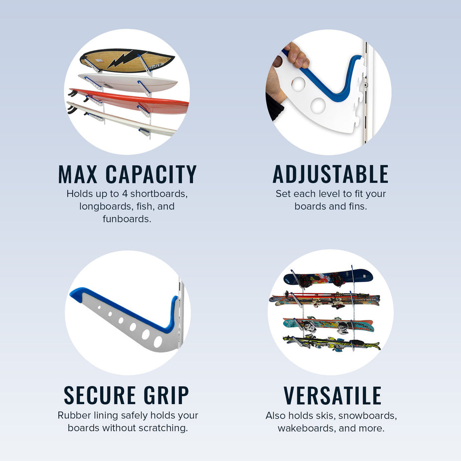 Surfboard Wall Rack For Home Or Garage – StoreYourBoard
