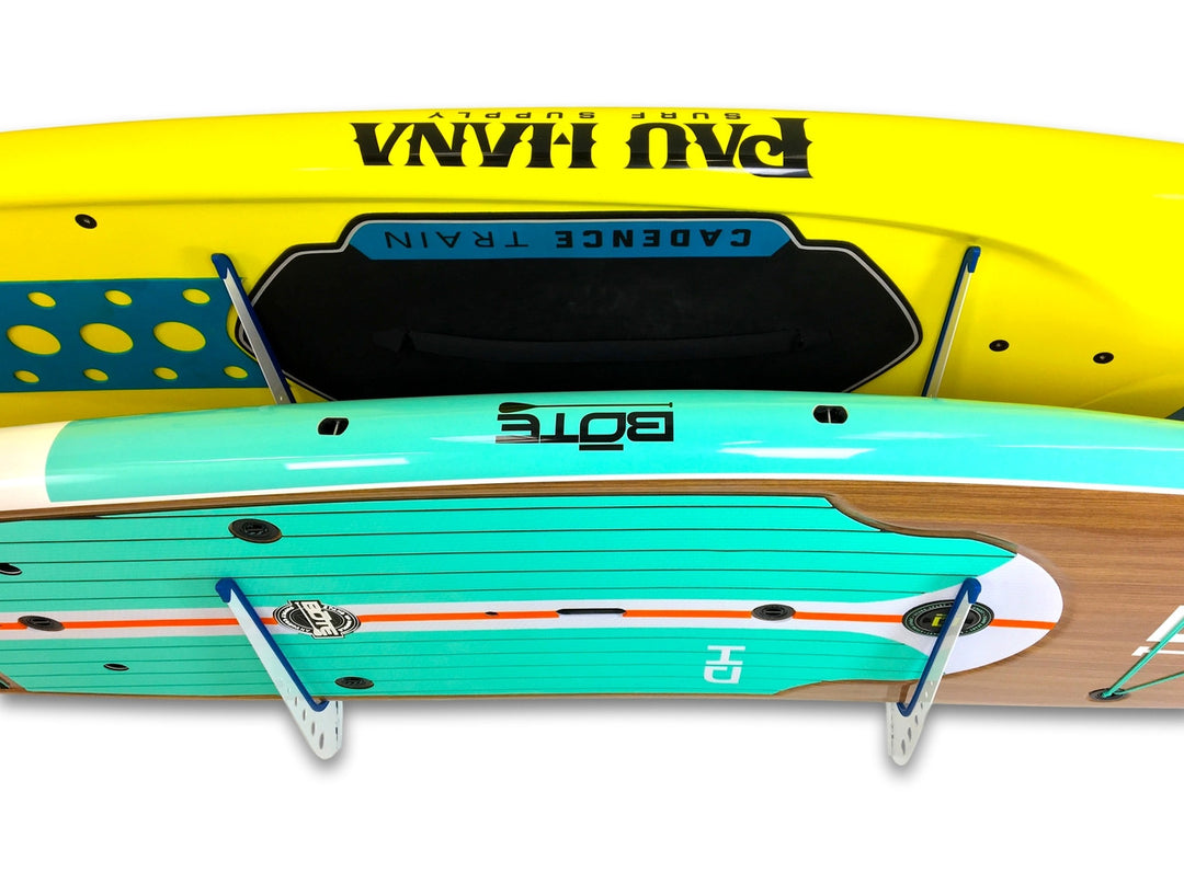 2 paddleboard holder rubber shelf
