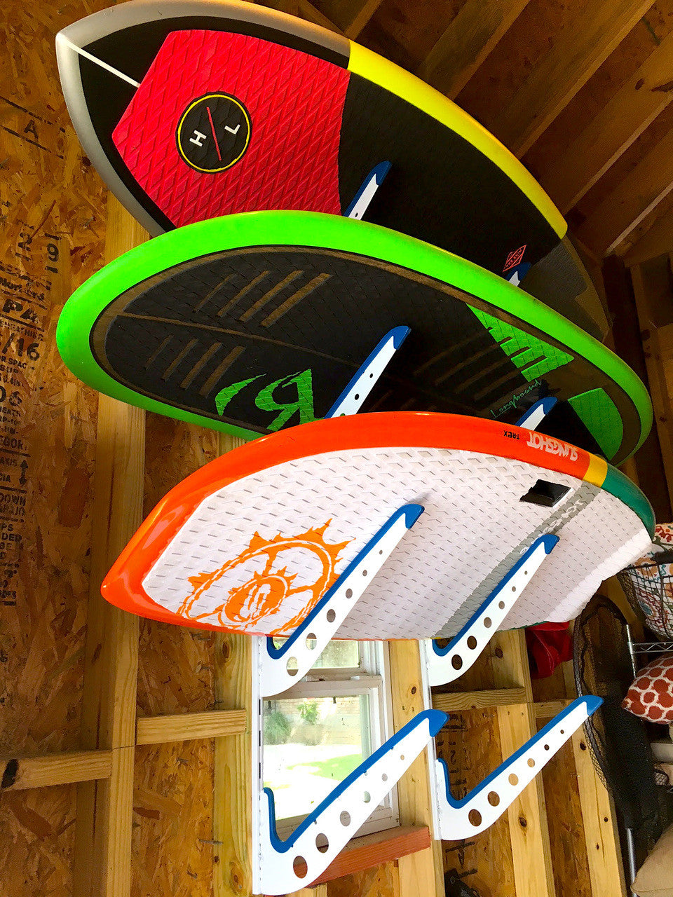 wakesurf board display rack