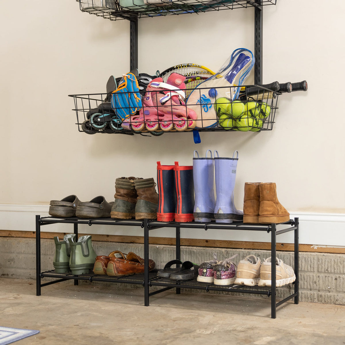 Modular Shoe Rack System Aspen Modular Shoe Rack | Double – StoreYourBoard