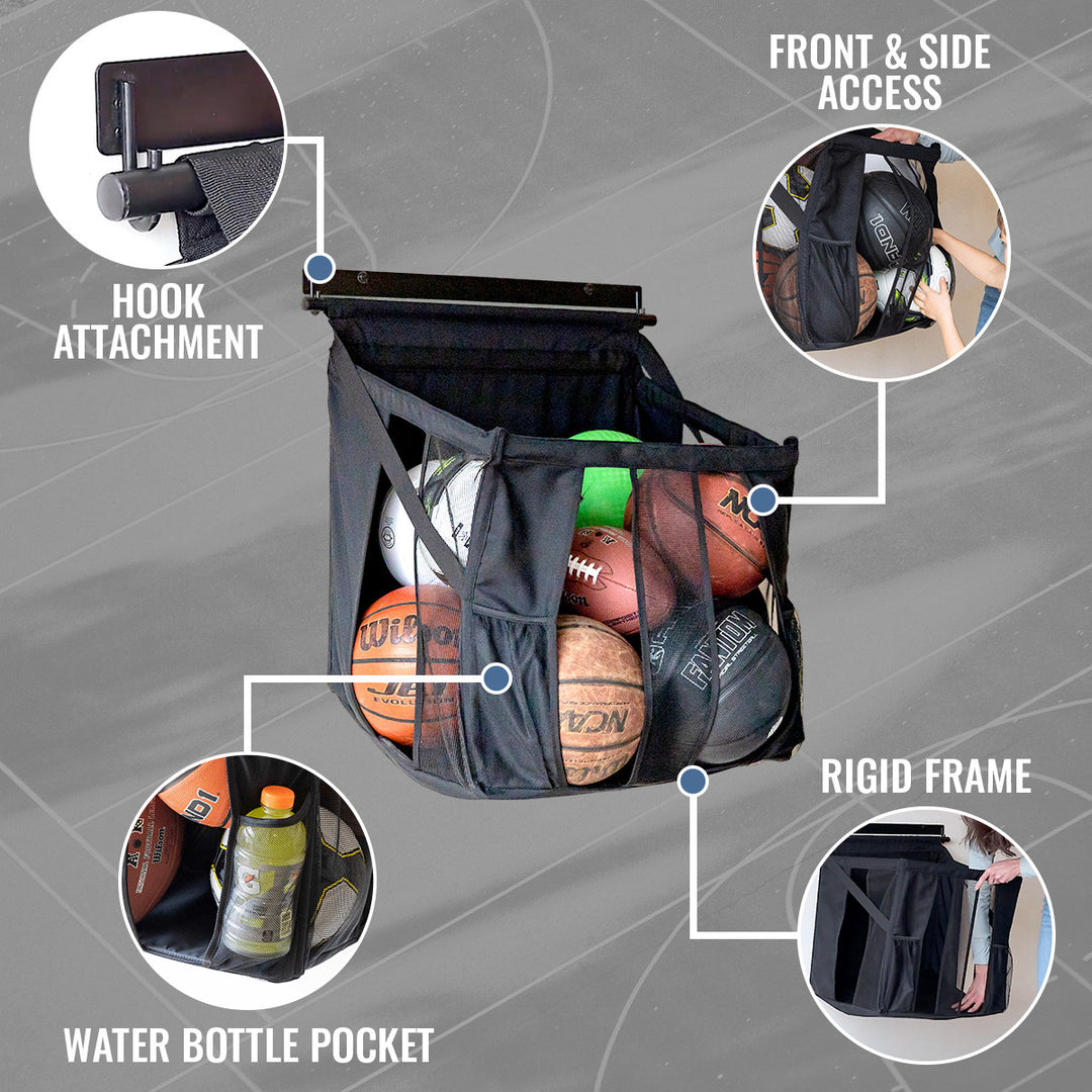 Wall Mount Basketball Rack: Space-Saving Hoop Storage Solution ...