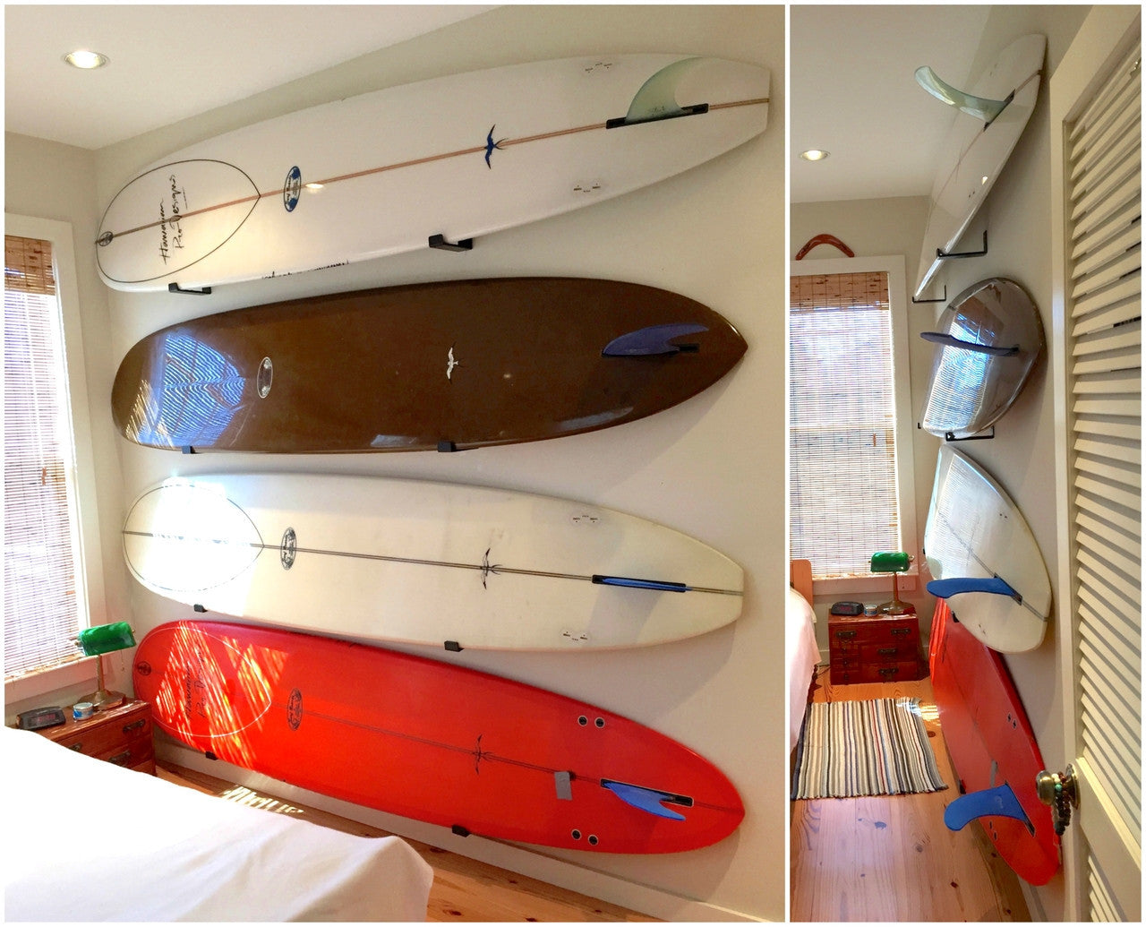 Minimalist Surfboard Display Rack Wall Mount Storage