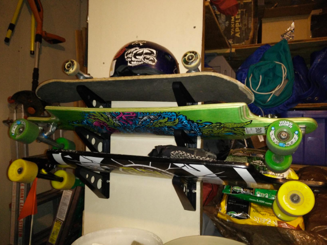 best skateboard wall rack