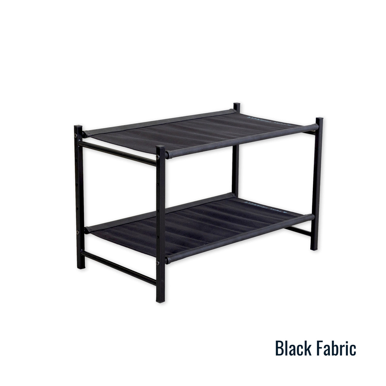 black shoe rack