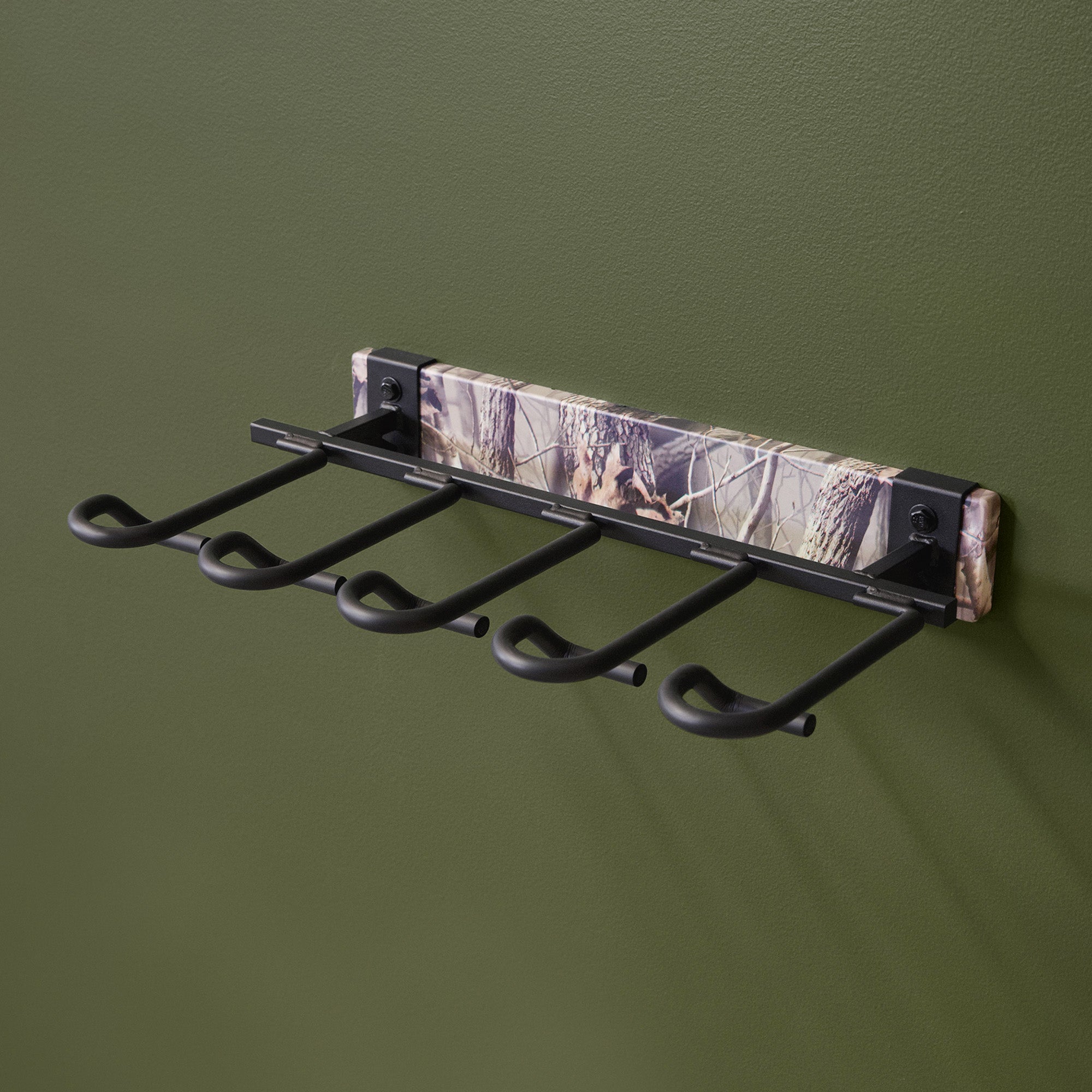 wooden shotgun display rack