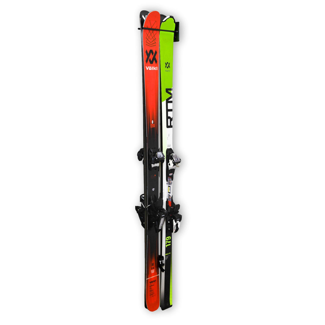 compact ski organizer for wall hanging