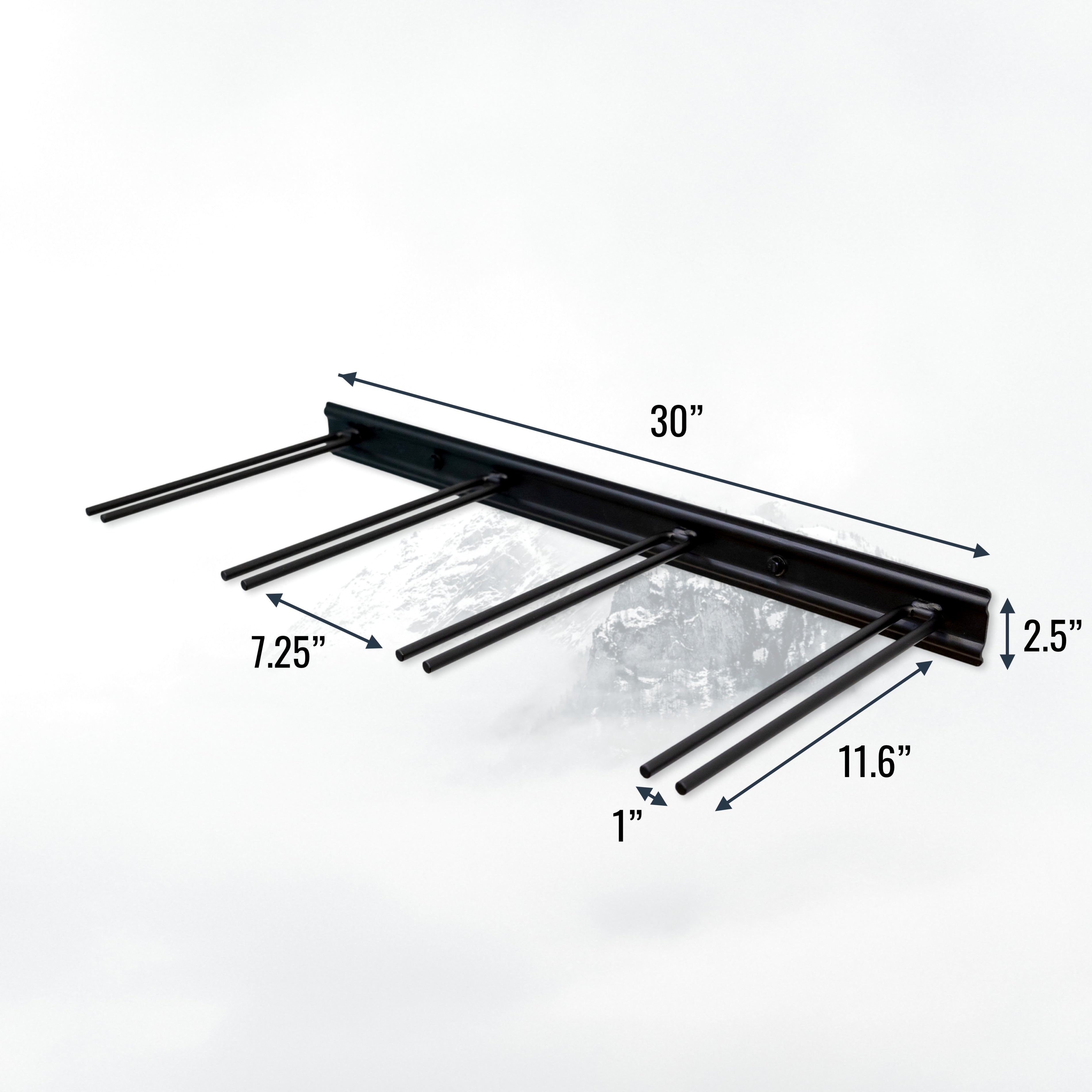 Snowbasin Ski Storage Rack | Holds 16 Pairs of Skis