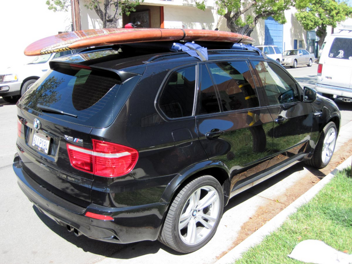 BMW carrying surfboards StoreYourBoard