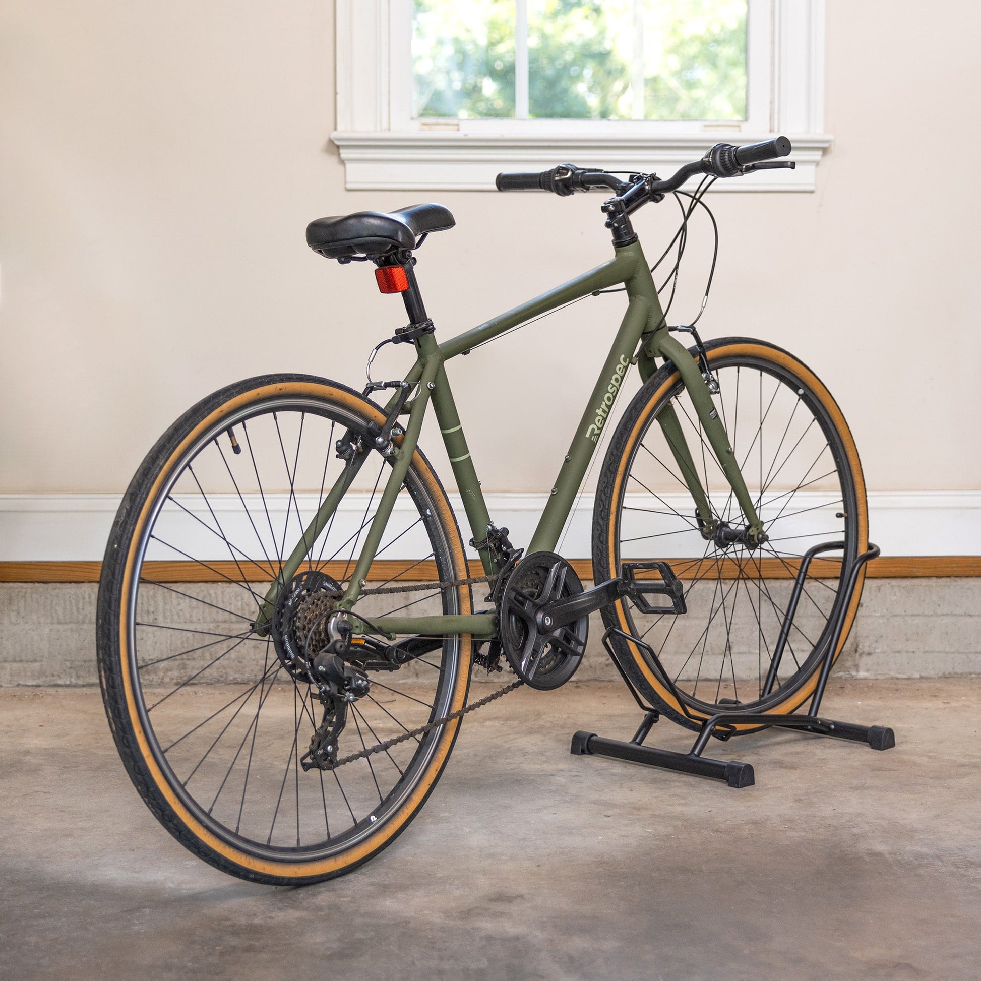 single bike floor stand