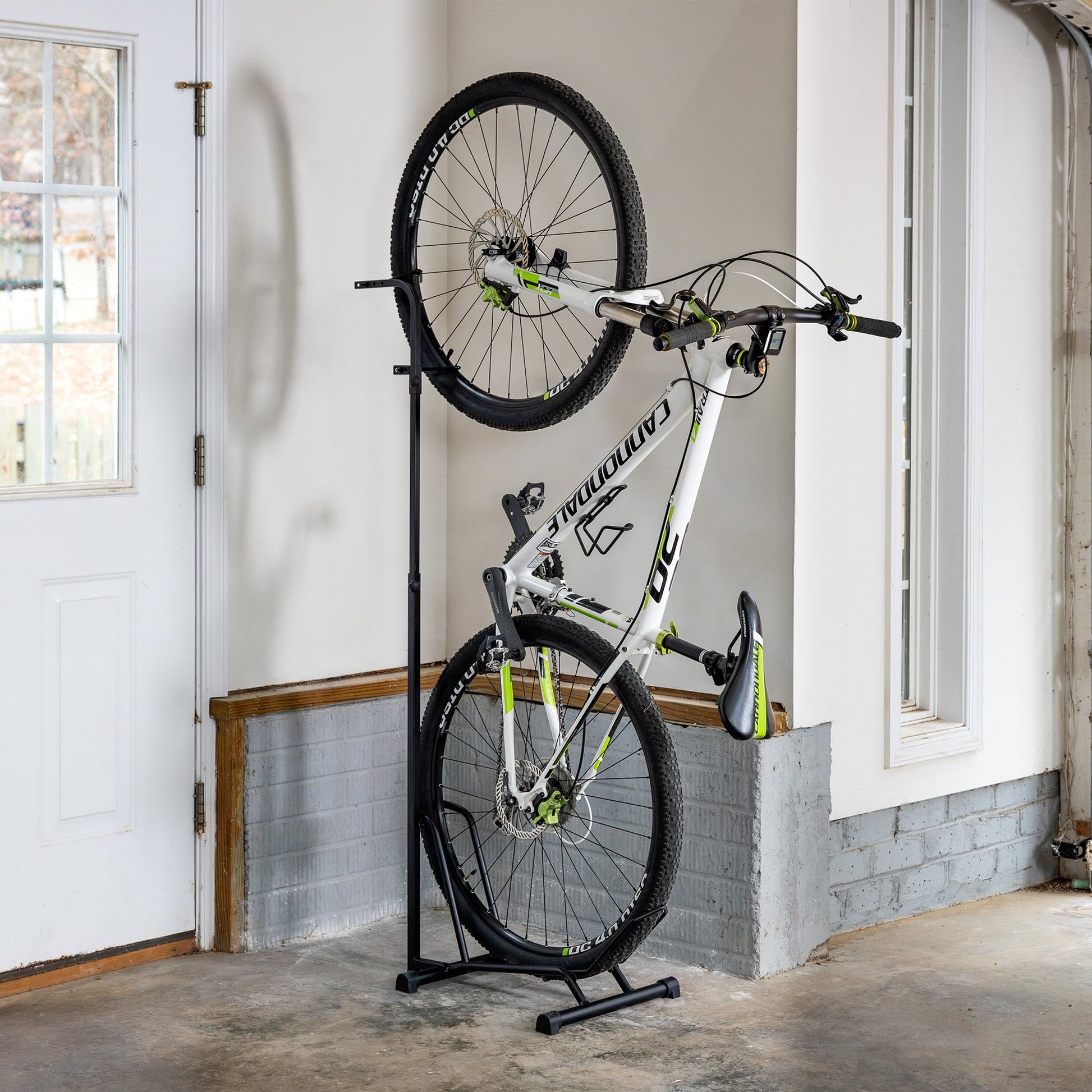 garage bike floor stand