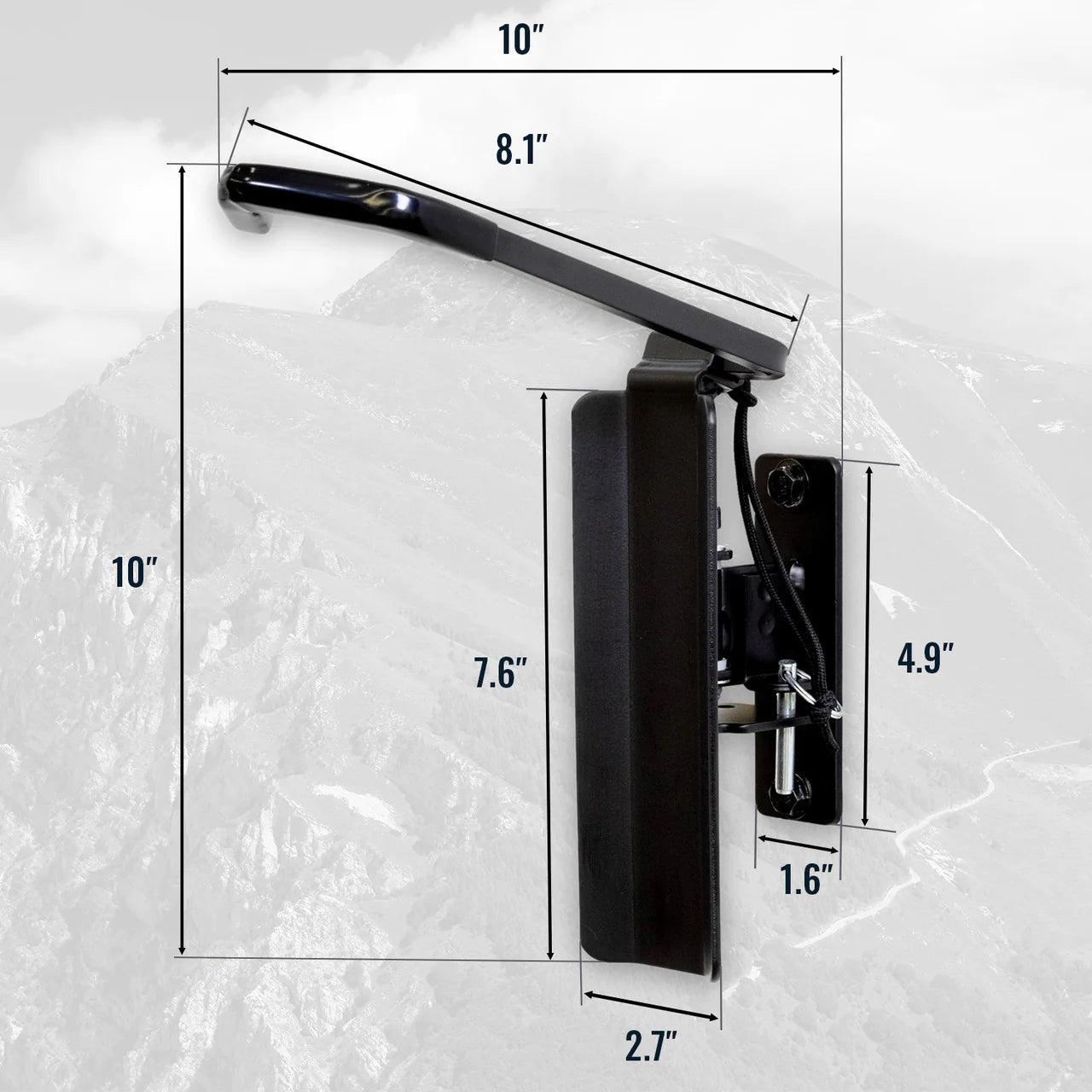 bicycle storage hook dimensions