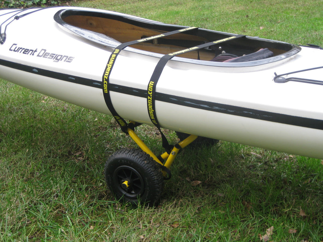 hand trailer for transporting and moving around kayaks