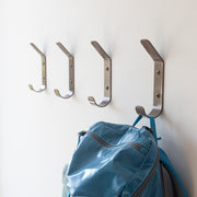 4 pack steel wall hook set