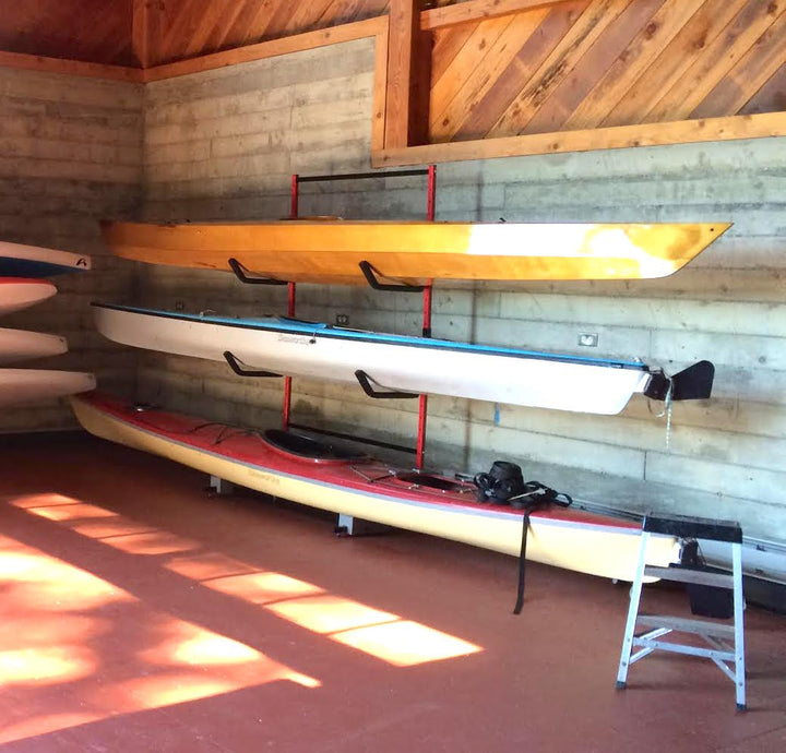 3 kayak floor storage racks