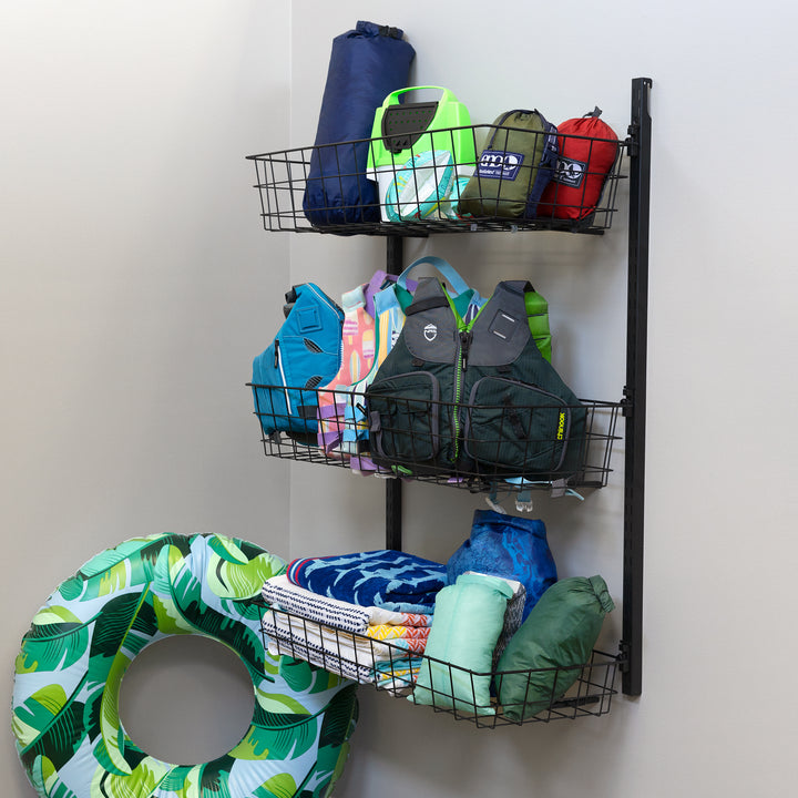 watersport equipment and kayak gear storage rack