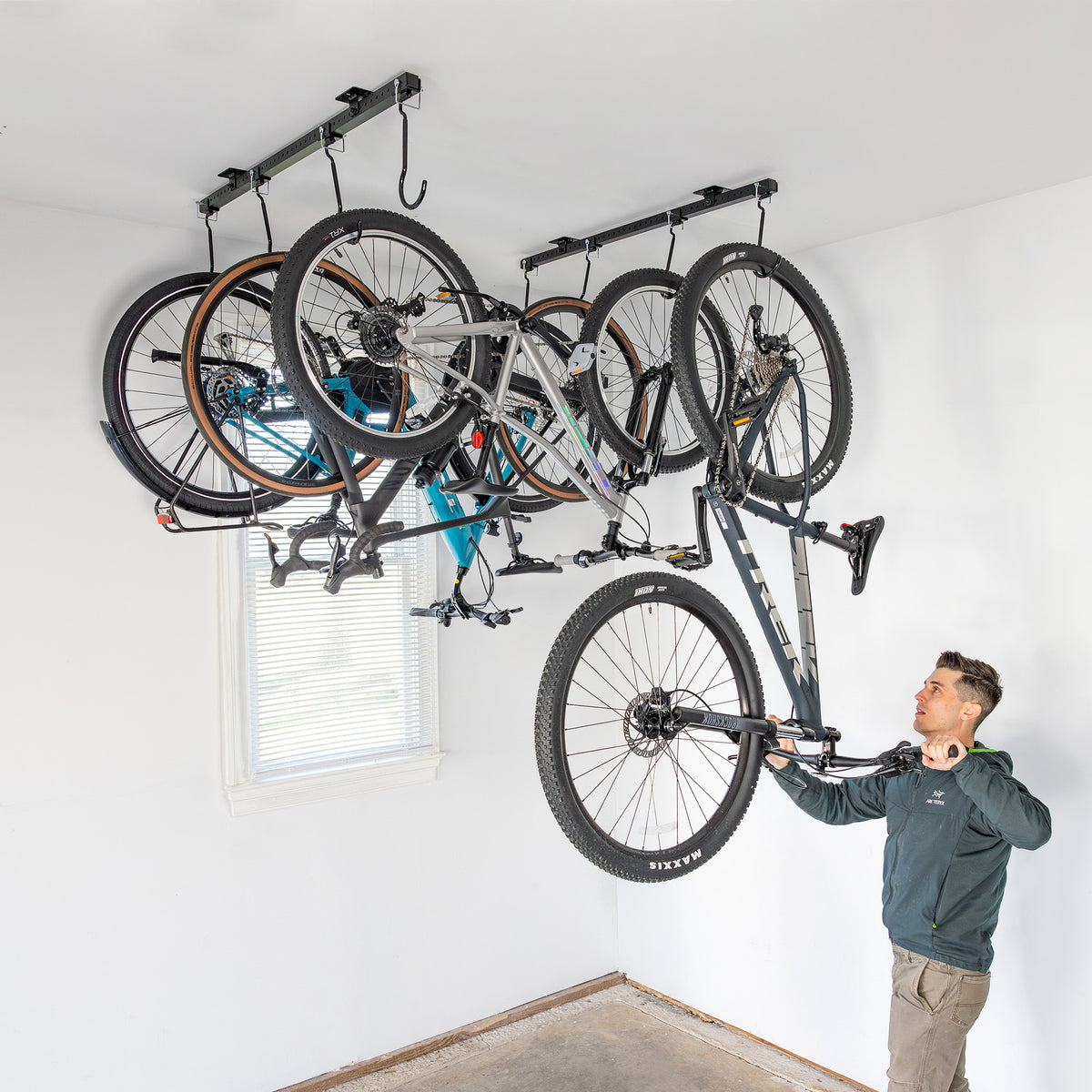 G-Bike Ceiling Rack | Holds Up to 8 Bikes - StoreYourBoard