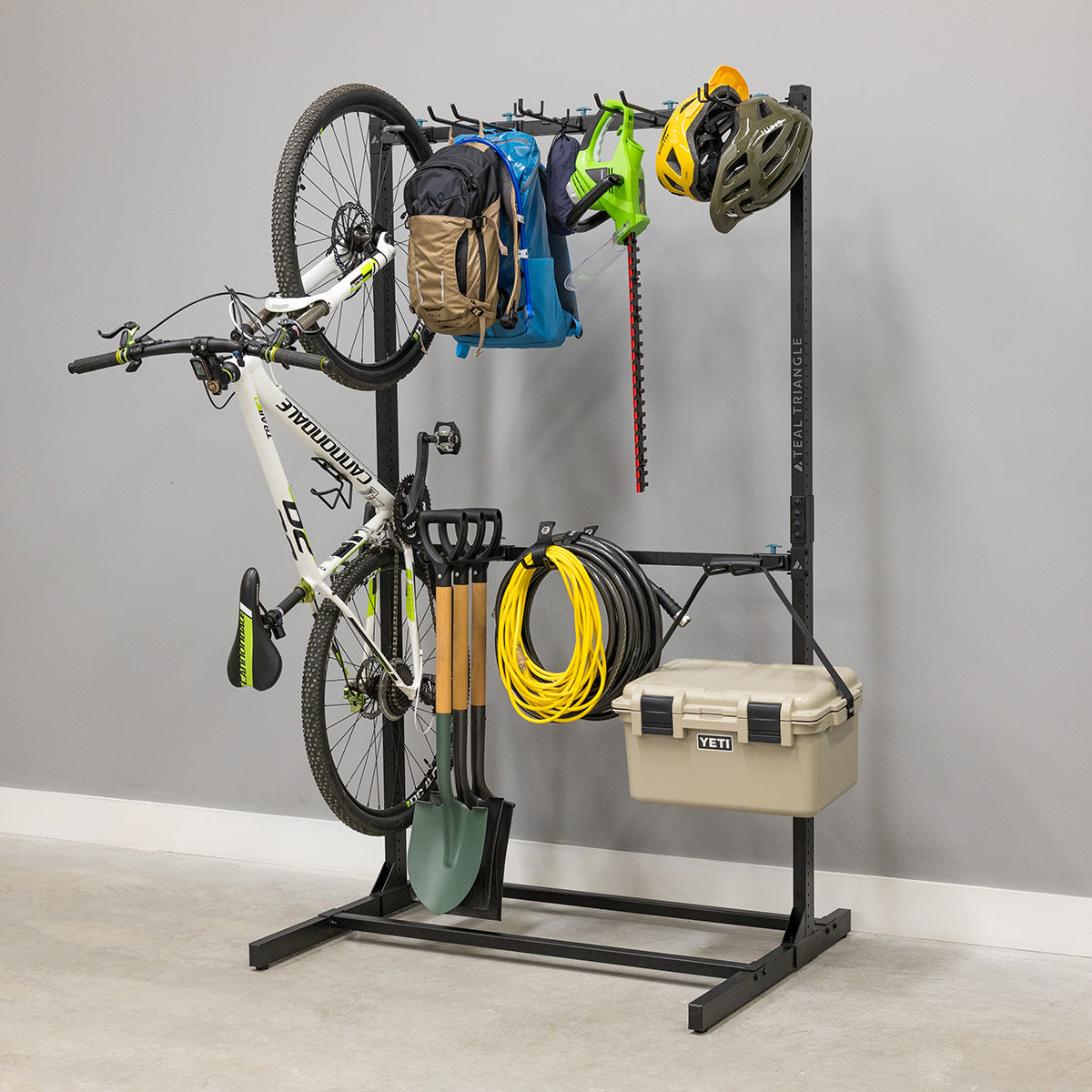 G-System Double Level | Adjustable Freestanding Storage System | Holds