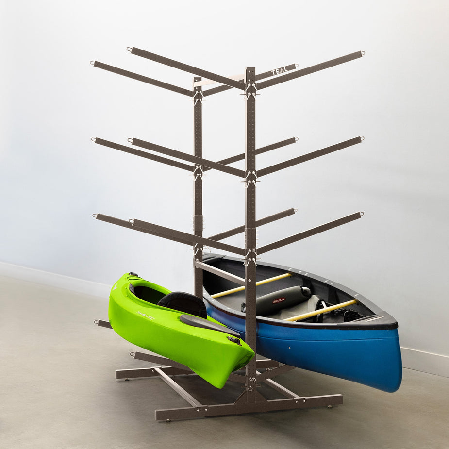 8 Kayak Rack Outdoor, Freestanding Outdoor Kayak Storage Rack, Canoe ...