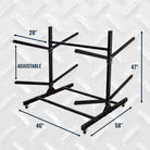 rolling SUP rack