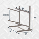 garage kayak stand
