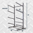 4 level kayak rack