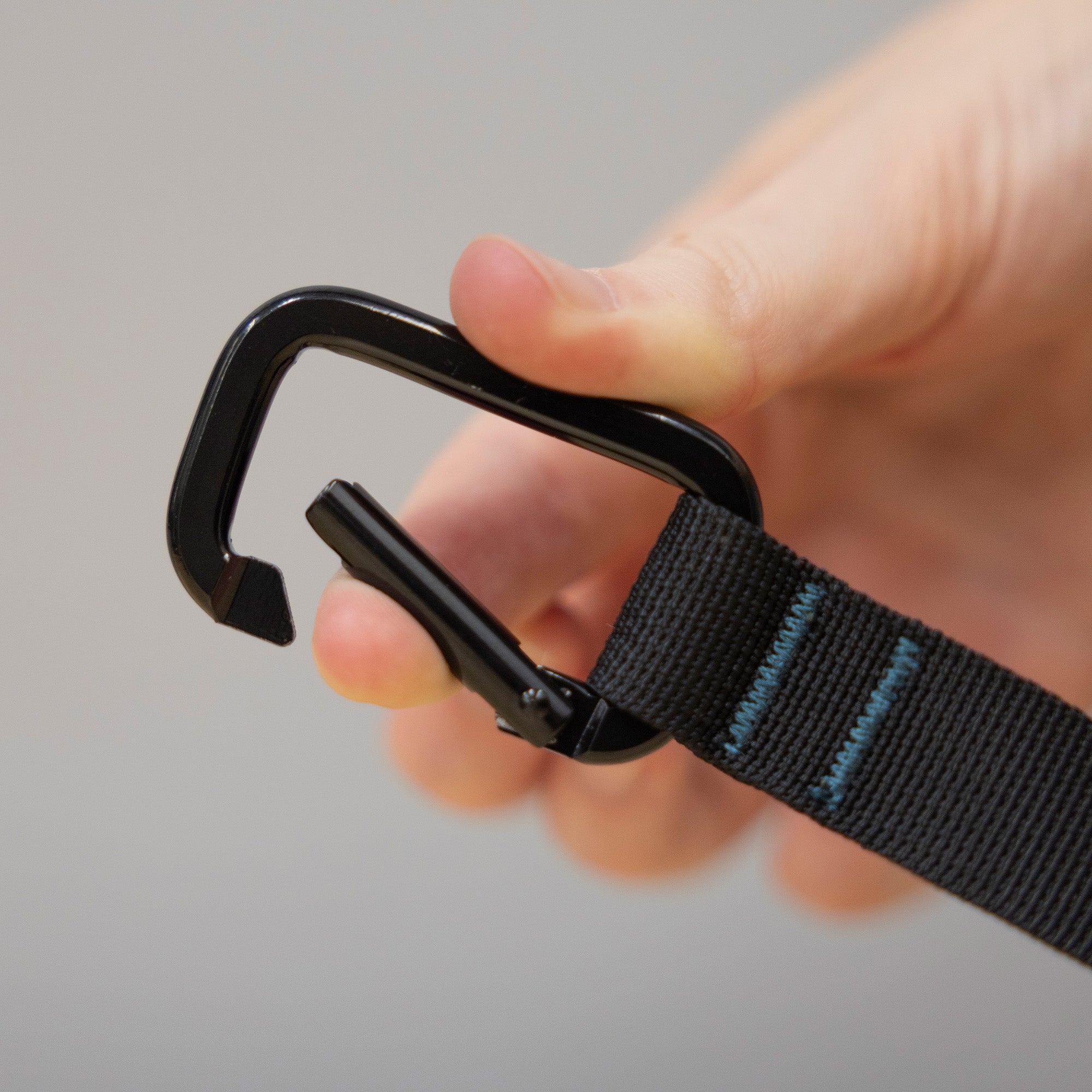 utility strap metal carabiner clip