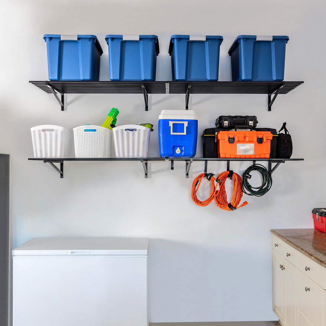 heavy duty garage wall shelving