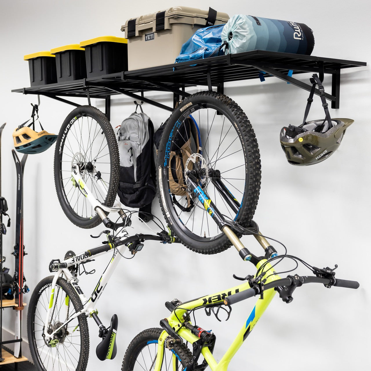 Garage wall shelving storage system #size_2x4