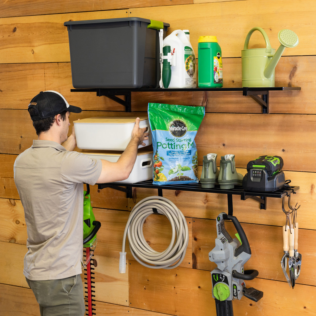 garden storage shelves #size_1x4