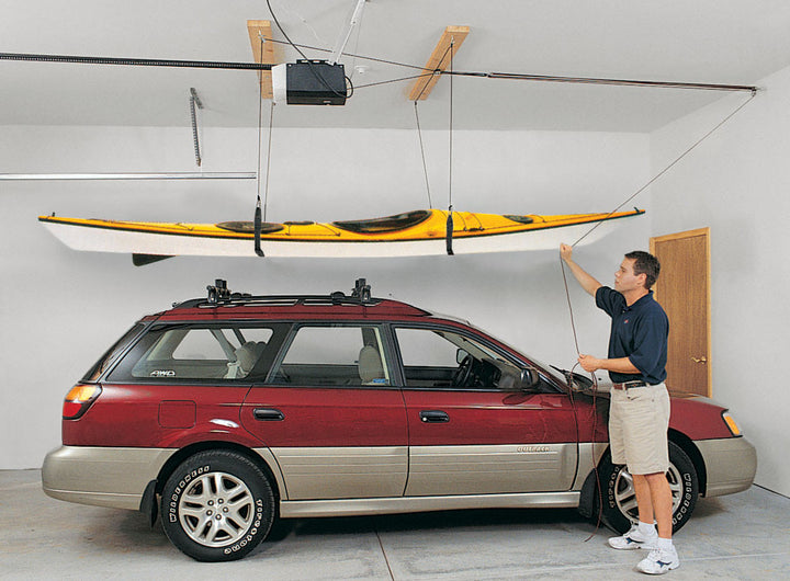 suspenz ceiling hoist for kayaks and canoes