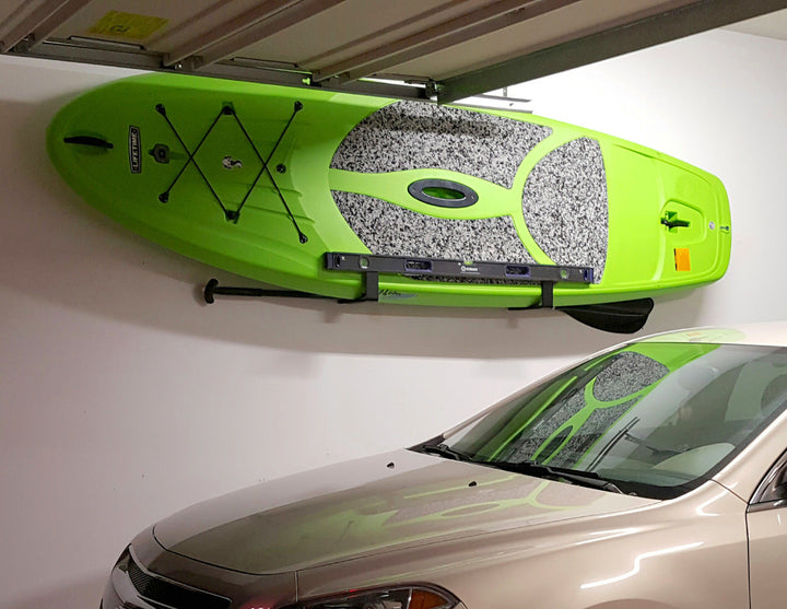 garage paddleboard storage system