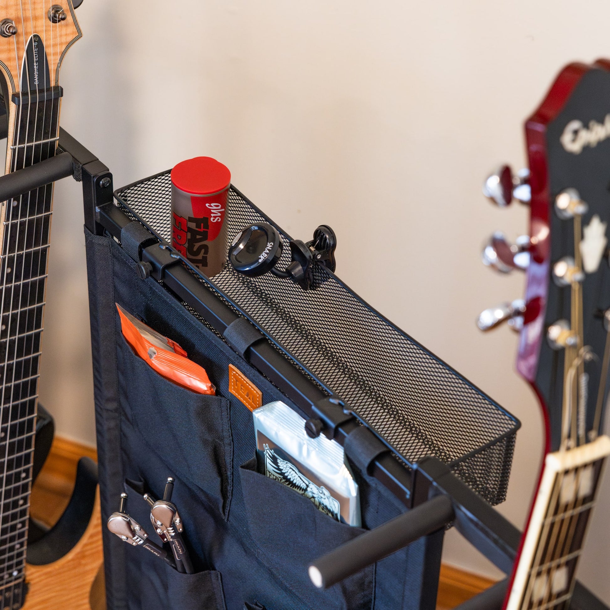 music accessories storage rack