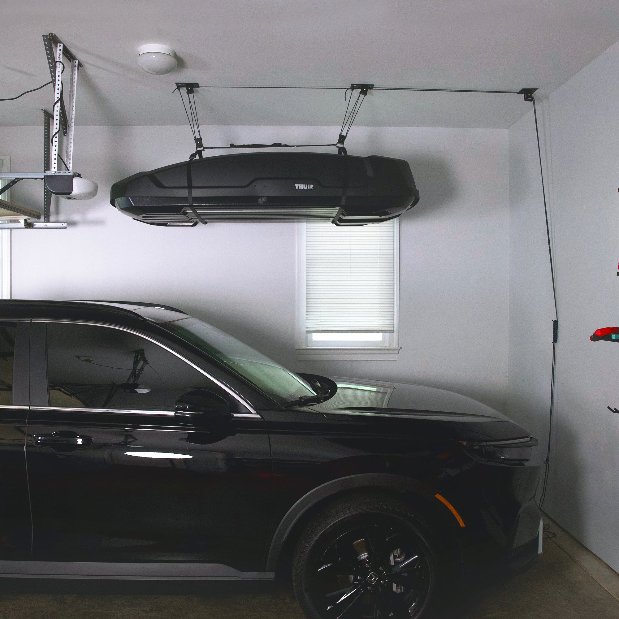 OUTLET | Exclusive Heavy Duty Cargo Box Hoist Garage Ceiling Storage Hoist | Holds up to 150 lbs