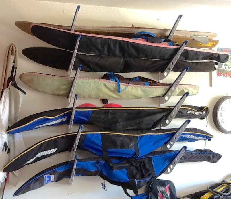 home storage wall rack for water skis