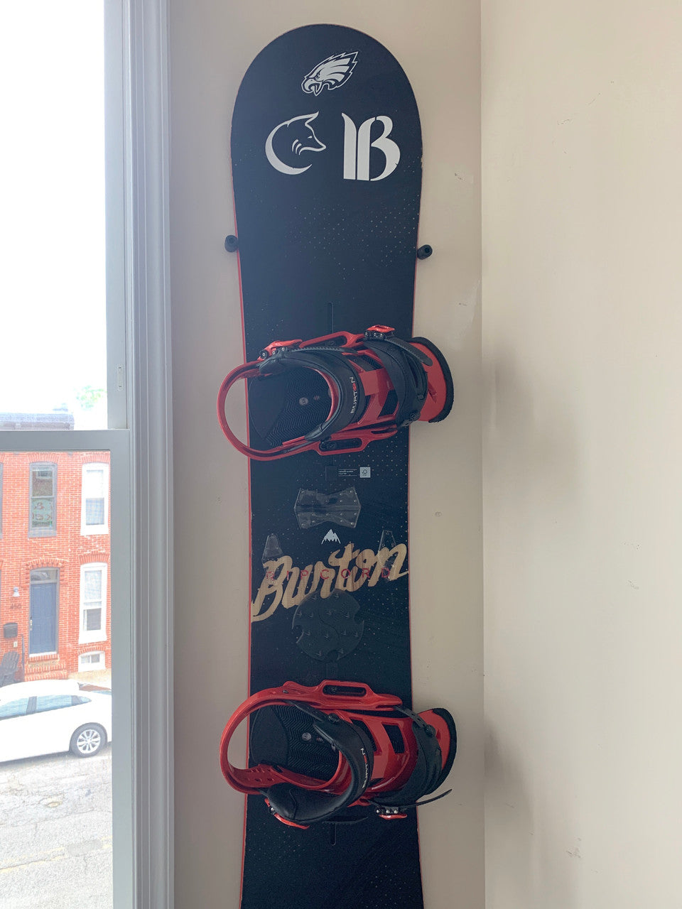 snowboard storage hooks 