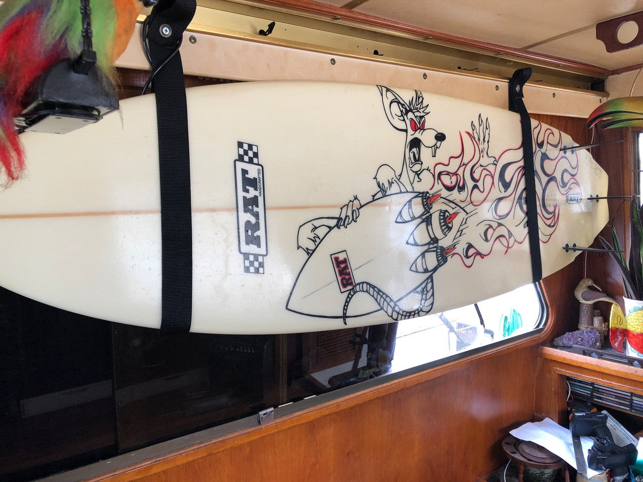 Surfboard with straps hot sale