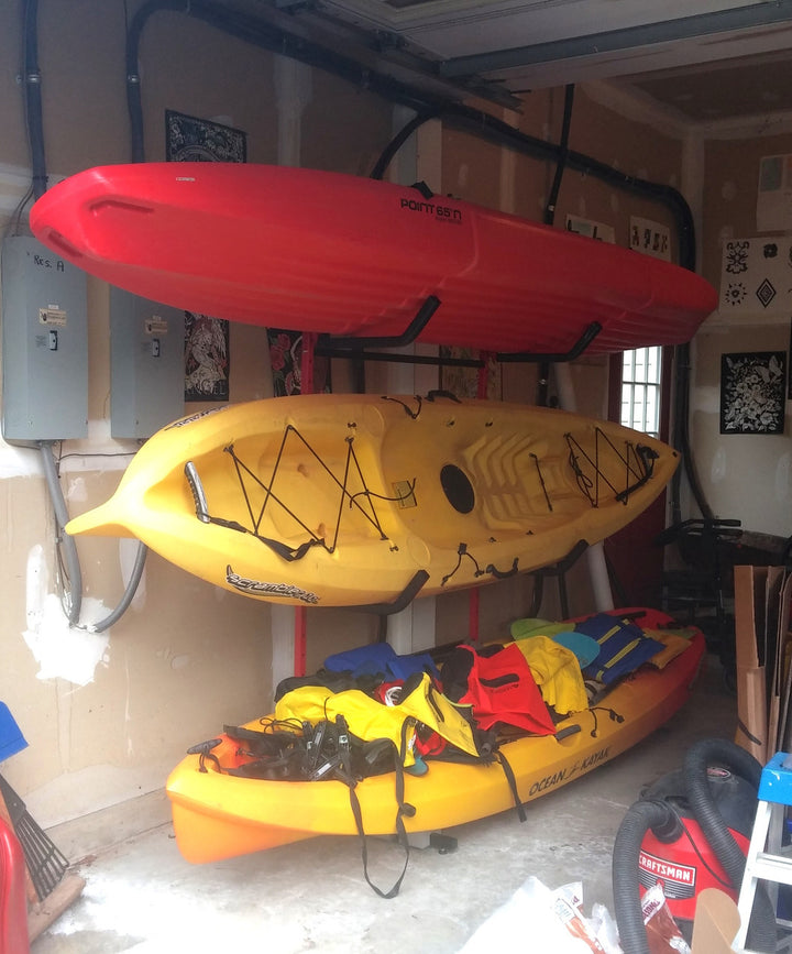 kayak storage stand for garages