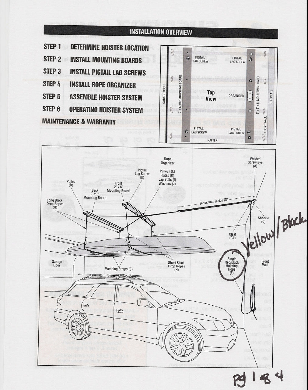 instructions for suspenz ceiling hoist